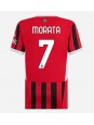 Billige AC Milan Alvaro Morata #7 Hjemmedrakt Dame 2024-25 Kortermet